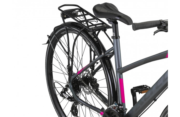 Damesfiets Altec Legarda 28"/49 cm/Antraciet-Roze/285060
