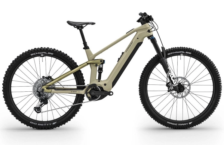 CONWAY Elektrische MTB Full-Suspension Xyron ST 8.0 №1 29"/44cm-L/12/desert mat - zwart mat/02810434