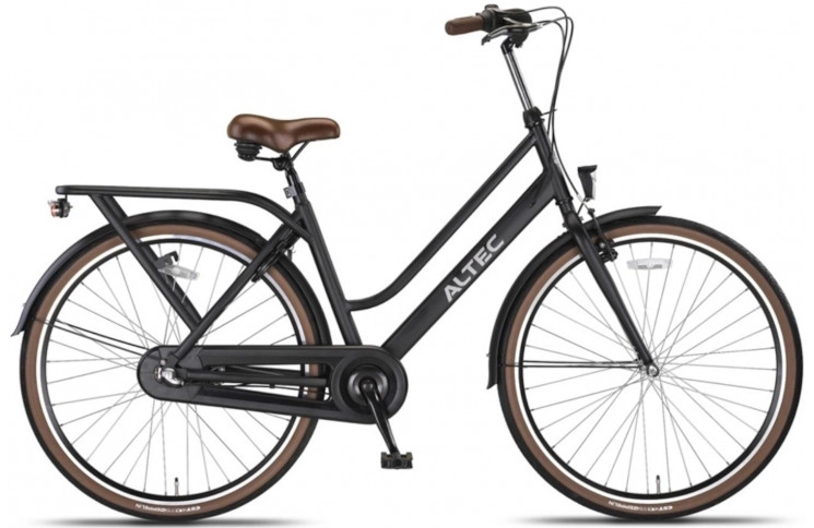 Damesfiets Altec Manta 28"/55 cm/Zwartmat/284431