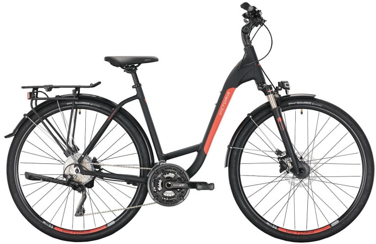 VICTORIA Trekkingfiets Trekking 8.7 28"/51cm-M/30/diepzwart mat/02980233