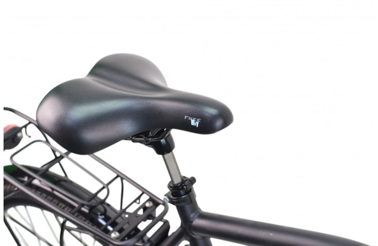 Herenfiets Cargo Black 28"/53cm/Zwart