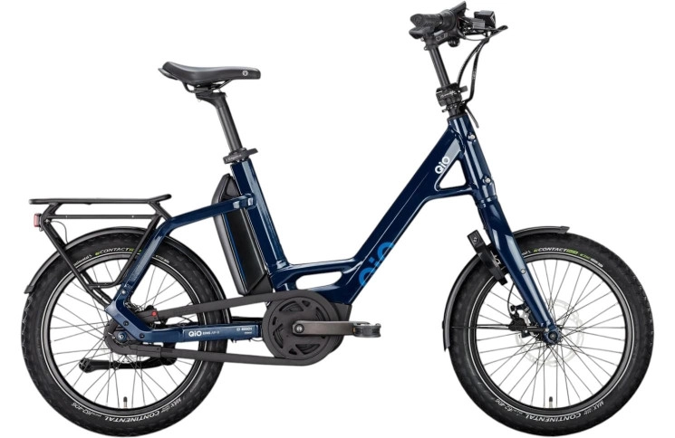 QiO Elektrische compactfiets EINS AP-8 Night Line №1 20"/48cm/8/berylblauw/02651993