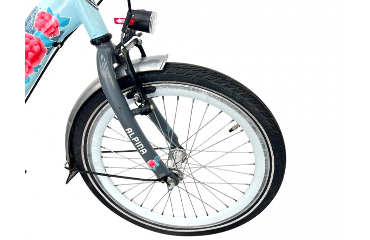 Meisjesfiets Alpina M/al/blauw/20/stad/f32