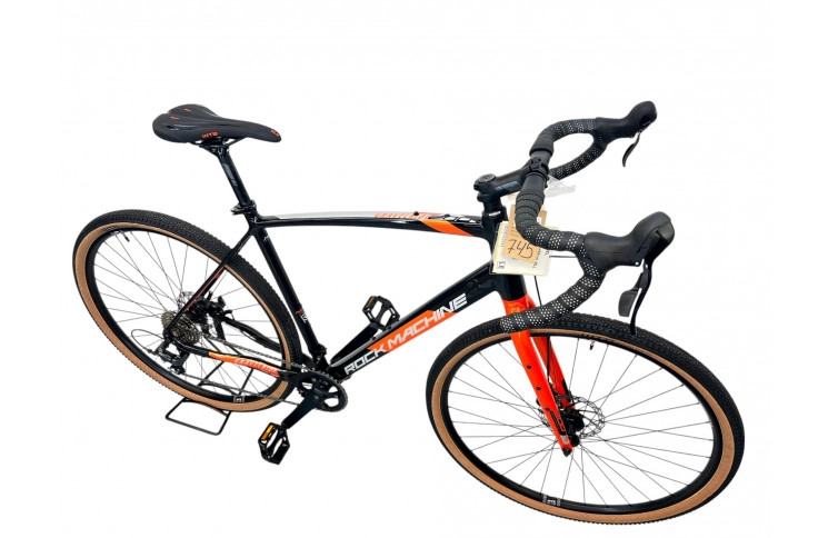 Racefiets RM Gravelride 200 700Cx58cm (XL) GLS BLK/SILV/ORN