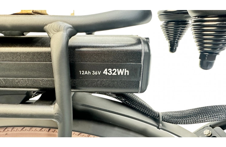 Damesfiets Avalon E-Cargo N7 28"/50cm/Zwart/36V 12Ah 432Wh