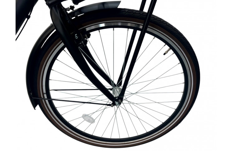 Herenfiets Altec Dutch 28"/50cm/Transport/N-3/Mat-zwart