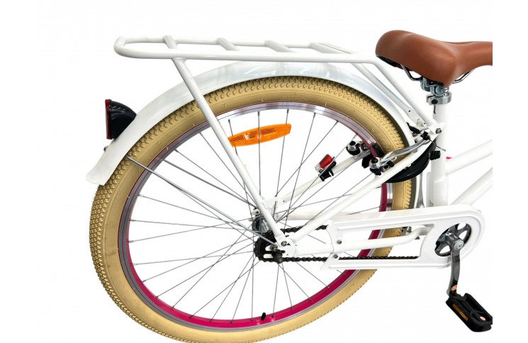 Meisjesfiets Volare Excellent 26"/36 cm/Wit/26136