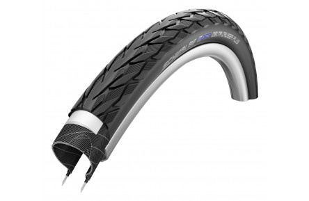 Buitenband Schwalbe Delta Cruiser Plus PunctureGuard 28 x 1.75" / 47-622mm - zwart met reflectie