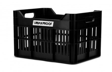 Recycled Bike Crate Urban Proof Click 30 Liters - Black