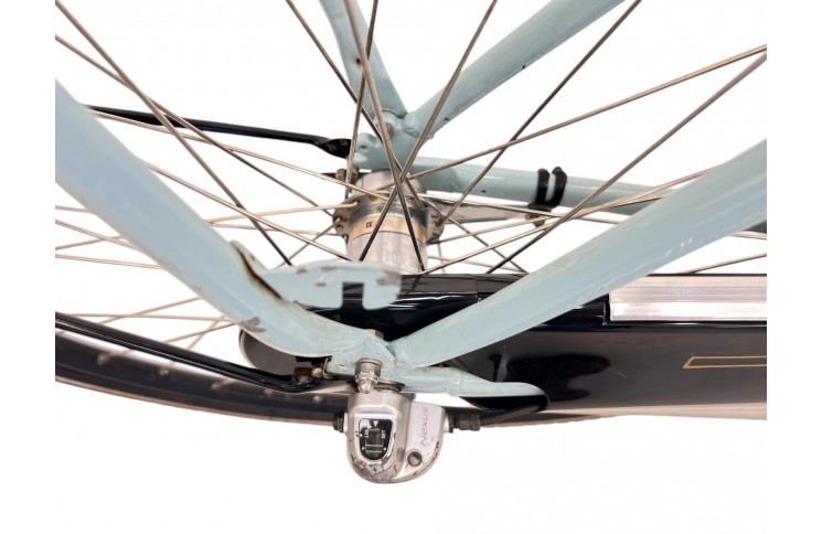 Damesfiets Cortina U4 w/al/tr/28/blue/