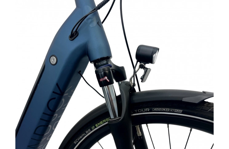 City e-bike VanDijck Freya L M300, 36V18.2Ah 655 Wh, 56, grey-blue