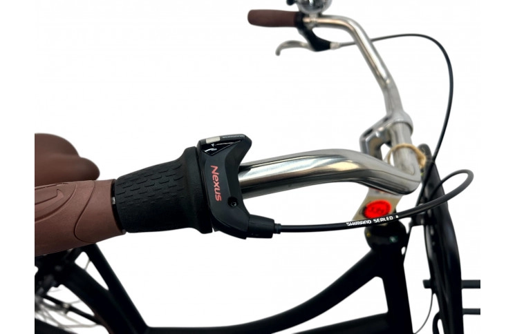 Damesfiets Popal Daily Dutch Prestige N3 28"/59/Mat zwart/S010159001M,28-59