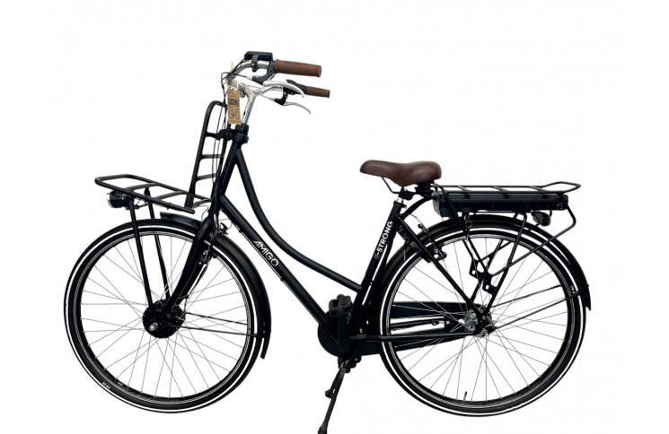 Damesfiets E-bike Amigo E-strog 28"/52cm/zwart/(36V 12.8Ah 460.8Wh)