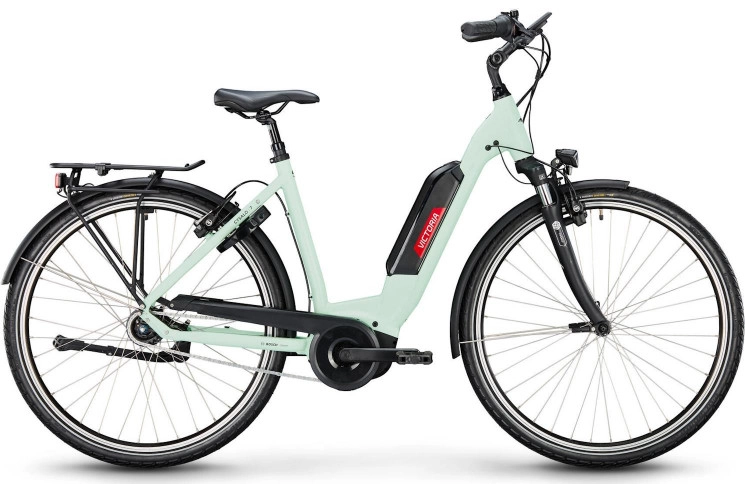 VICTORIA Elektrische trekkingfiets Cysalo 7 28"/48cm/7/platinagrijs/0291038A