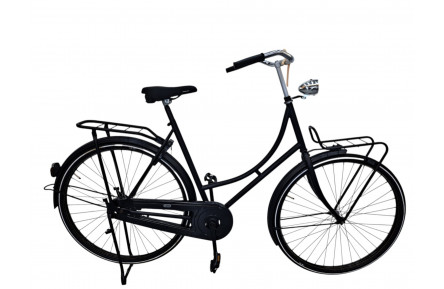 Damesfiets Black Oma 28"/57cm/zwart
