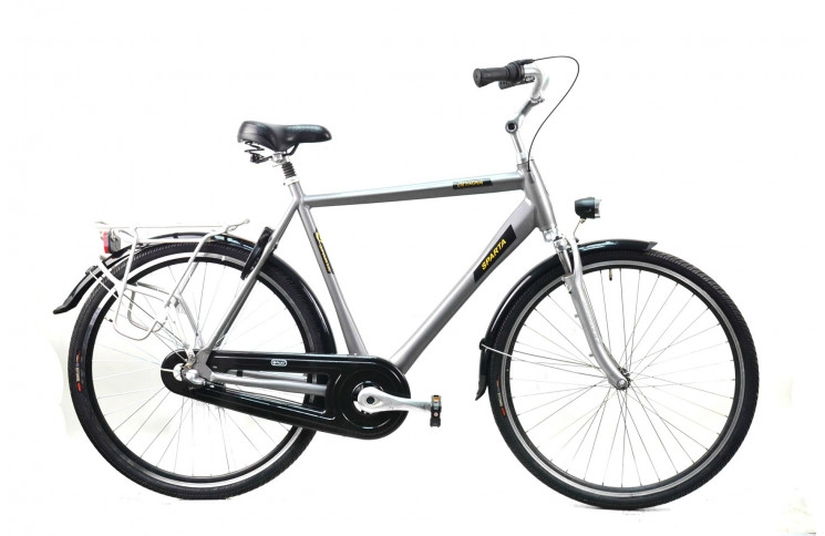 Herenfiets Sparta Olympia 28" 61 cm grijs