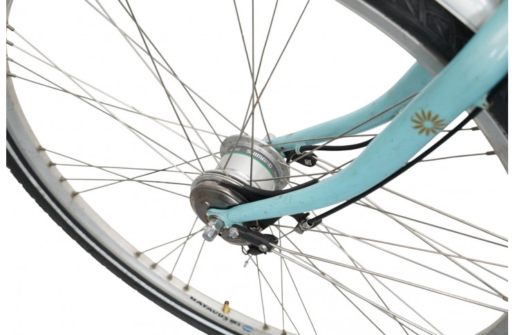 Damesfiets Batavus Blockbuster 28"/56cm/Blauw-bruin