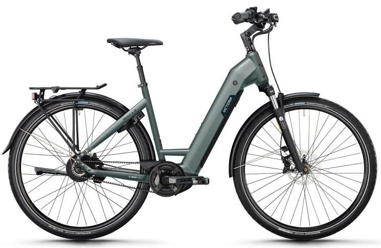 VICTORIA Electric trekking bike Tresalo 7 №2 28"/56cm-XL/5/topas blue matt/02921212