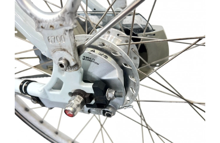 Woman's bicycle Gazelle Orange Plus D/al/grijs-wit/28/stad/f46cm