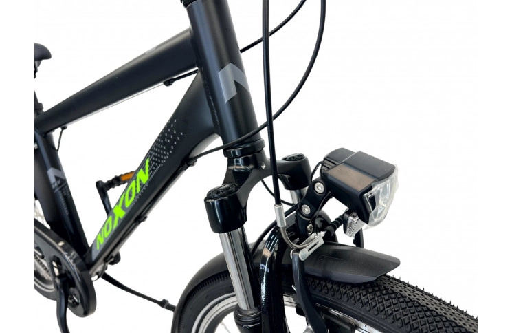 Boys bike Noxon RAD SWEEPER HE 26"/38cm FG/ND 7GG BLACK MATT