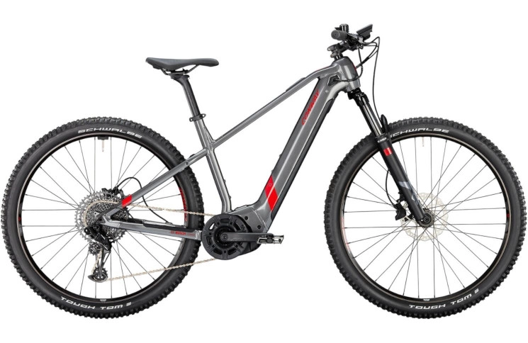 CONWAY Elektrische MTB Hardtail Cairon S 4.0 29"/41cm-S/12/schaduwgrijs metallic - rood metallic/02819910