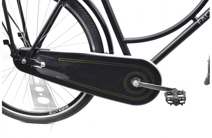 Damesfiets Azor Oklahoma 28" 56 zwart mat