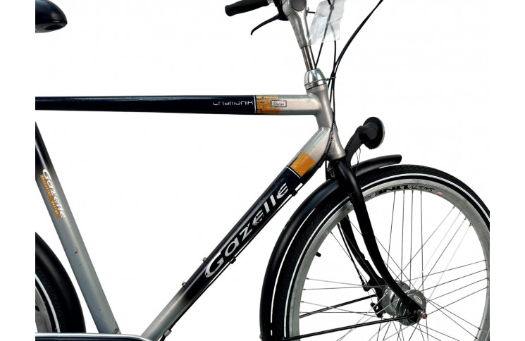 Herenfiets Gazelle Chamonix 28"/60cm/zwart-grijs