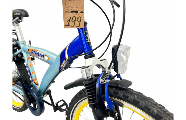 Boys bike Batavus Snake J/blue/al/22/sport/f34