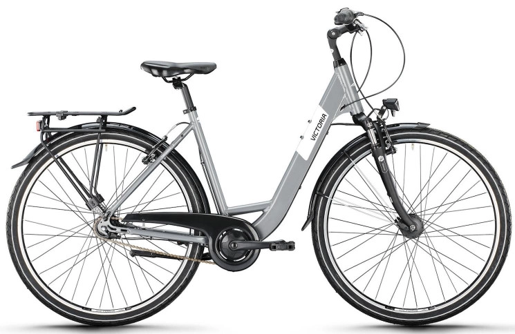 VICTORIA Trekkingfiets TREQANA 3 28"/56cm-L/8/asgrijs/02985844