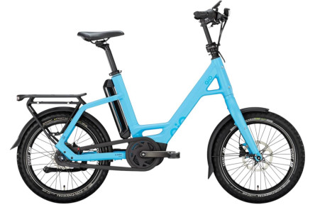QiO Elektrische compactfiets EINS AP-8 №1 20"/48cm/8/ijsblauw mat/02652013