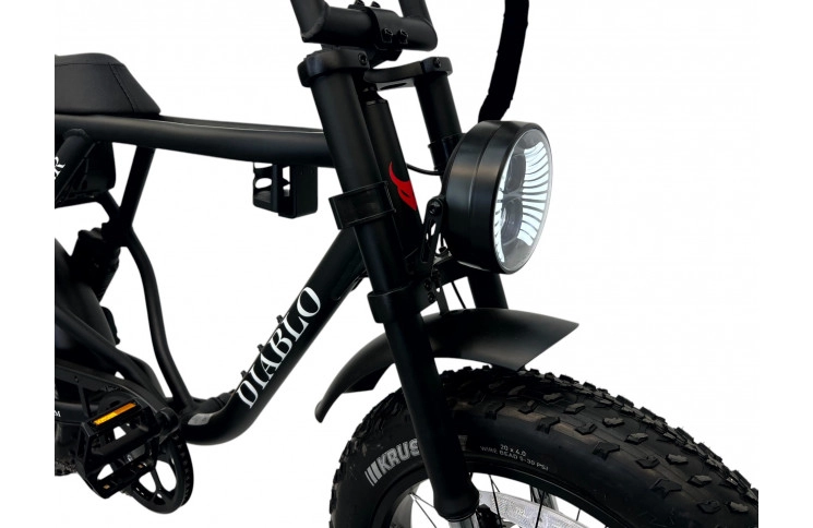 E-BIKE DIABLO COOPER 20"/mat-zwart/15Ah 48V 720Wh