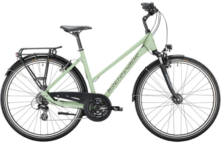 BRENNABOR Trekkingfiets T-40 28"/50cm-M/24/weidegroen mat - zwart mat/02503675