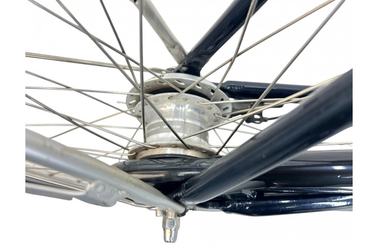 Damesfiets Dutch Bicycle 28"/51cm/donker-blauw