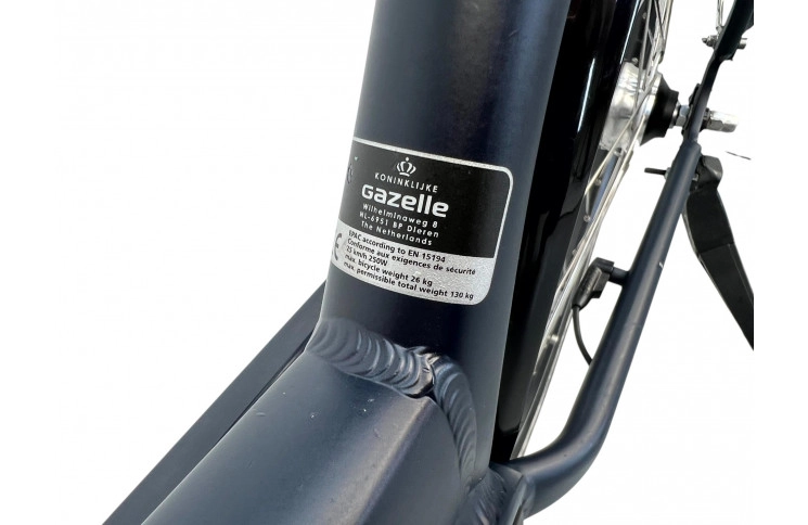Woman's bicycle Gazelle Paris E-bike D/al/Blauw/28/stad/f62 (36V 11Ah 400Wh)