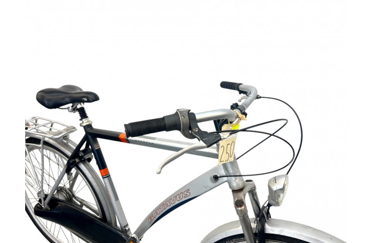 Herenfiets Batavus Weekend silver/28/sity/al/m