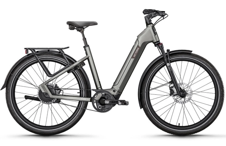 VICTORIA Elektrische trekkingfiets Utilyon 15 №1 28"/48cm/9/marmergrijs mat/02921141