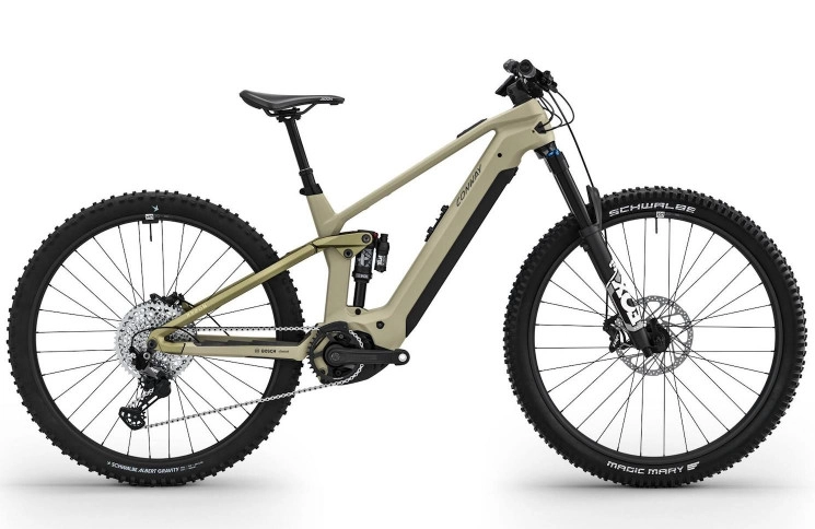CONWAY Elektrische MTB Full-Suspension Xyron LT 9.0 №1 29"/42cm-M/12/desert mat - brons mat/02810187