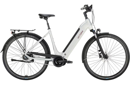 VICTORIA Elektrische trekkingfiets "TRESALO 15" 28"/56cm-L/airstream silver/02981025