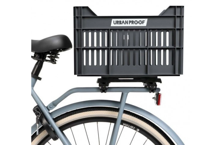 Gerecyclede Fietskrat Urban Proof Click 30 Liter - Asgrijs