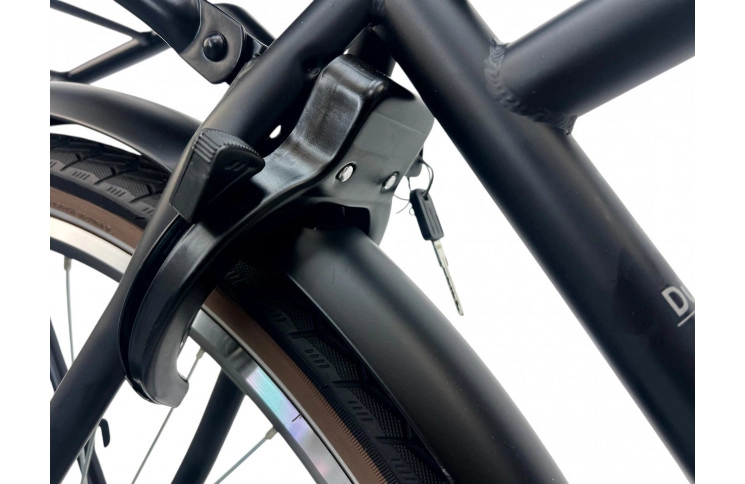 Herenfiets Altec Dutch 28inch Transportfiets N-3 Heren 57cm Mat zwart