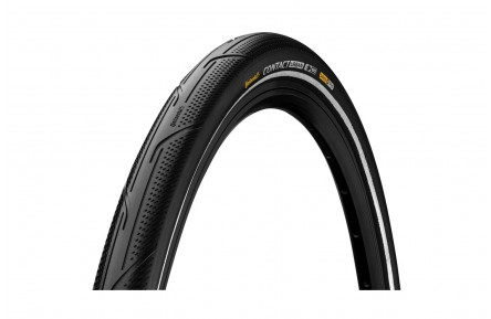 Buitenband Continental Contact Urban 28 x 1.60" / 42-622 mm - zwart met reflectie