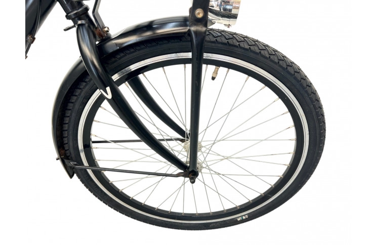 Damesfiets Vogue Transporter M/sl/zwart/24/tr/f42