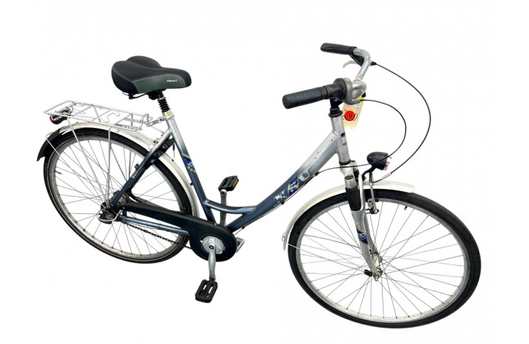 Damesfiets NSU w/blue/28/sity/al/55cm