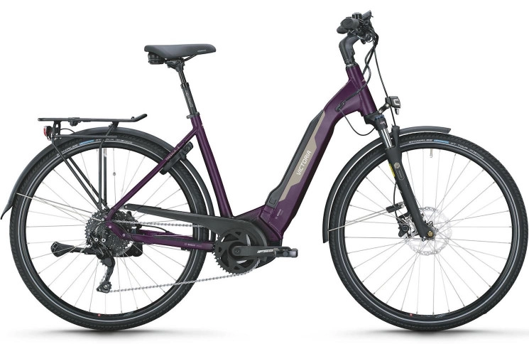 VICTORIA Elektrische trekkingfiets Tresalo 6 №1 28"/52cm-M/10/vlinderpaars/02920682