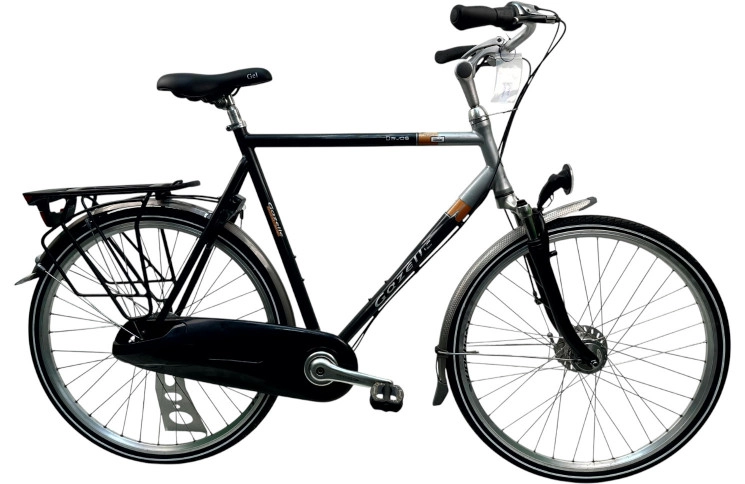 Herenfiets GAZELLE DAVOS 28"/64cm/Zwart-grijs