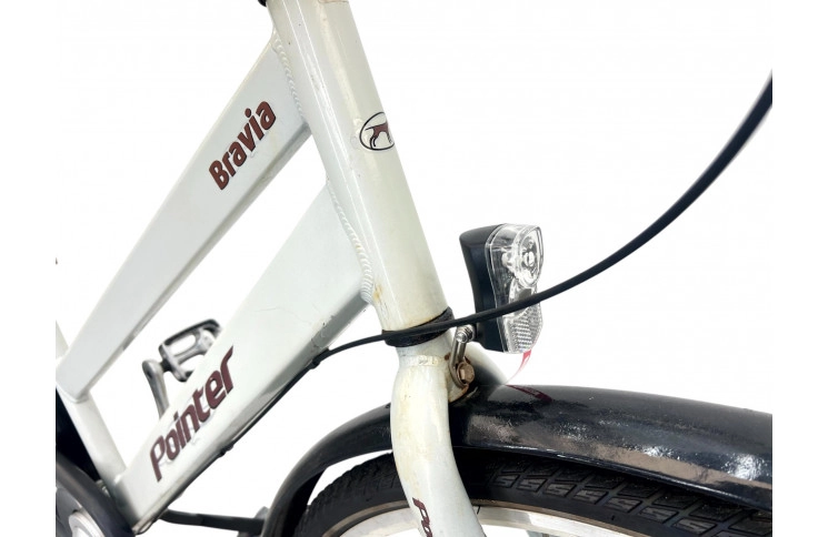 Damesfiets POINTER BRAVIA w/grey/28/al/sity/53cm