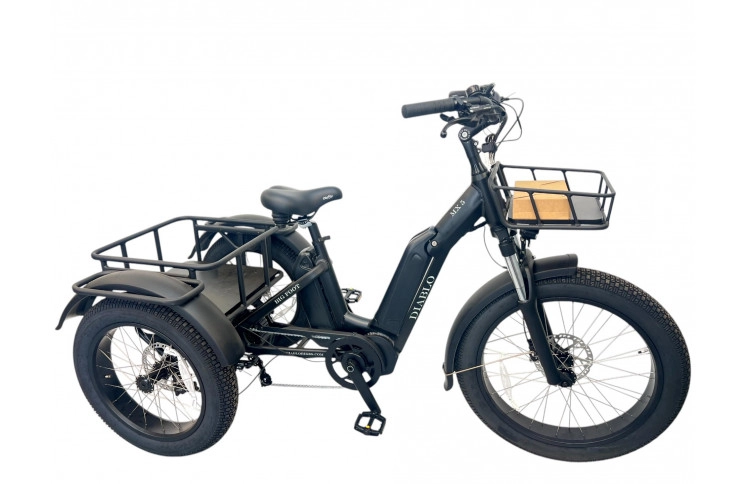 DIABLO E-BIKE, BIG FOOT, MATT-BLACK, 2x 1000692 ACCU 48V 10.4AH  499,2WH