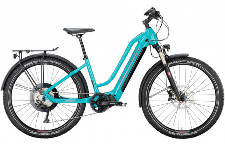 BRENNABOR Elektrische SUV A-96e 27.5"/44cm-L/10/blauwgroen - bordeauxrood/02503316