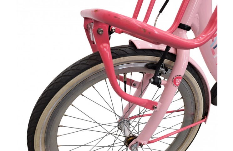Meisjesfiets Alpina 22"/36cm/rose