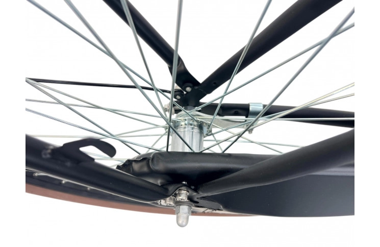 Damesfiets Altec Classic Transportfiets 53cm Mat Zwart